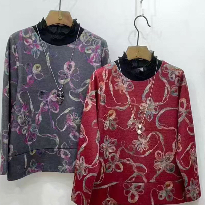 韩国秋冬最新款錦福小衫时尚百搭高档气质