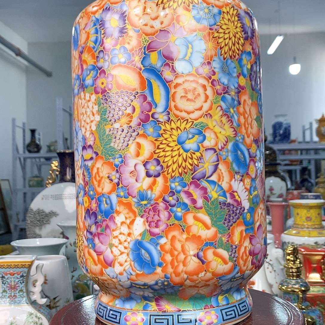 摆件景德镇陶瓷花瓶摆件