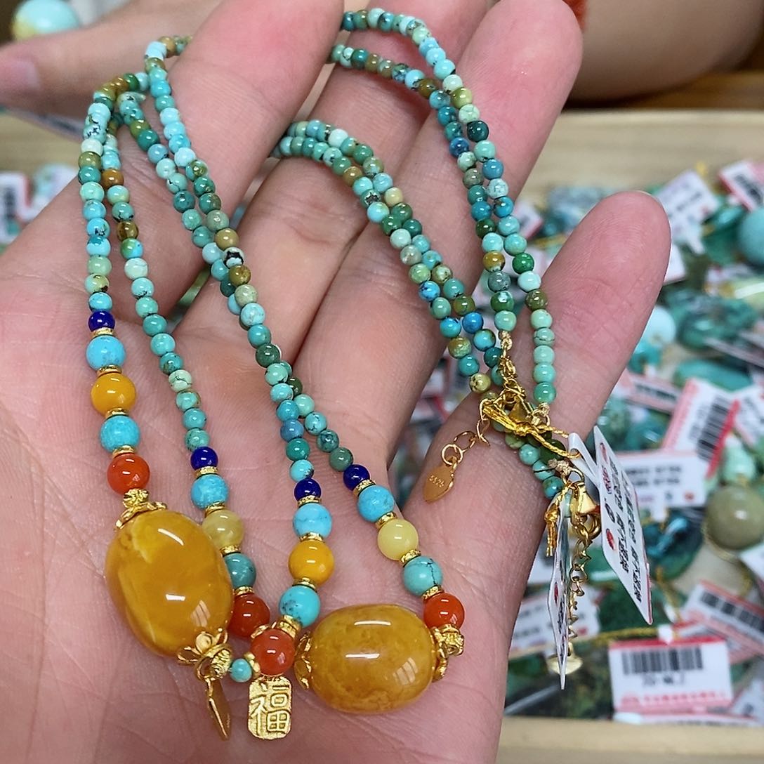 未镶嵌绿松石珠宝奇石