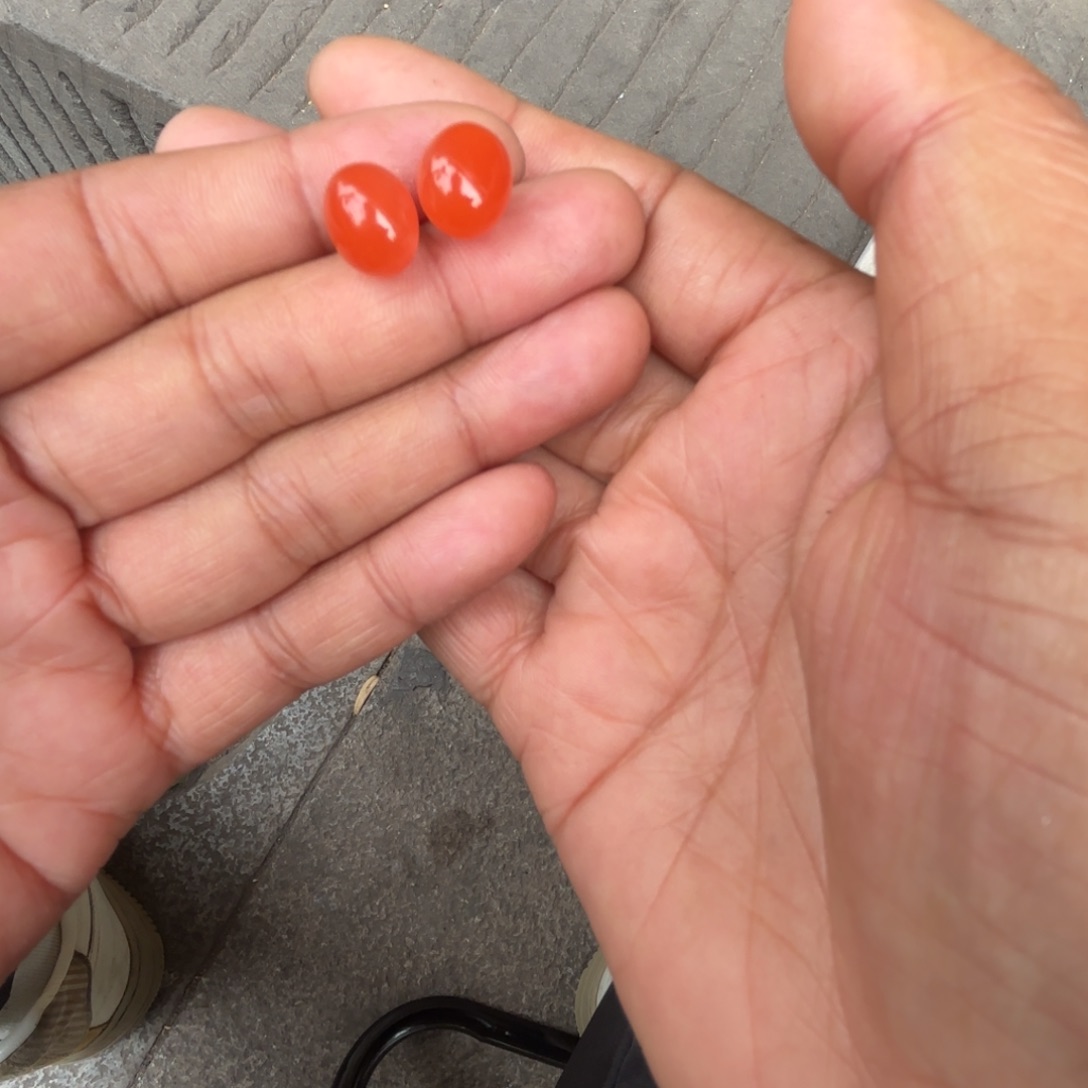 南红玛瑙颈饰合金小*杨