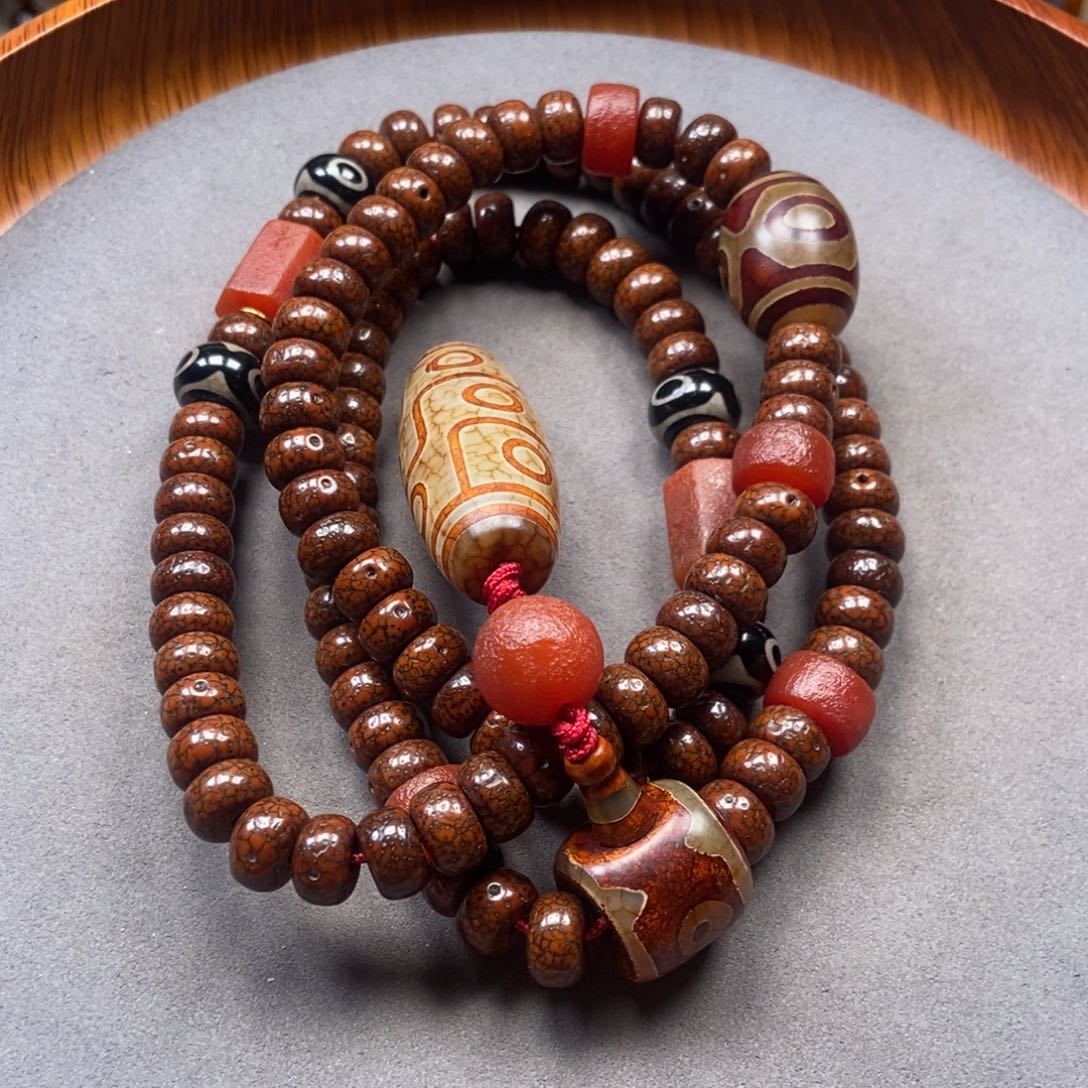 菩提吊坠未镶嵌抠**汉星月菩提子