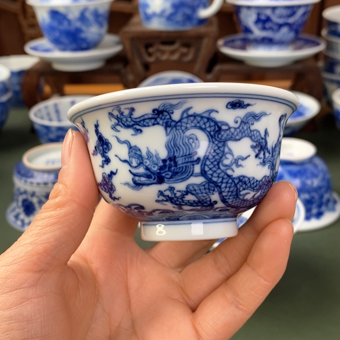 杯景德镇陶瓷手工手绘