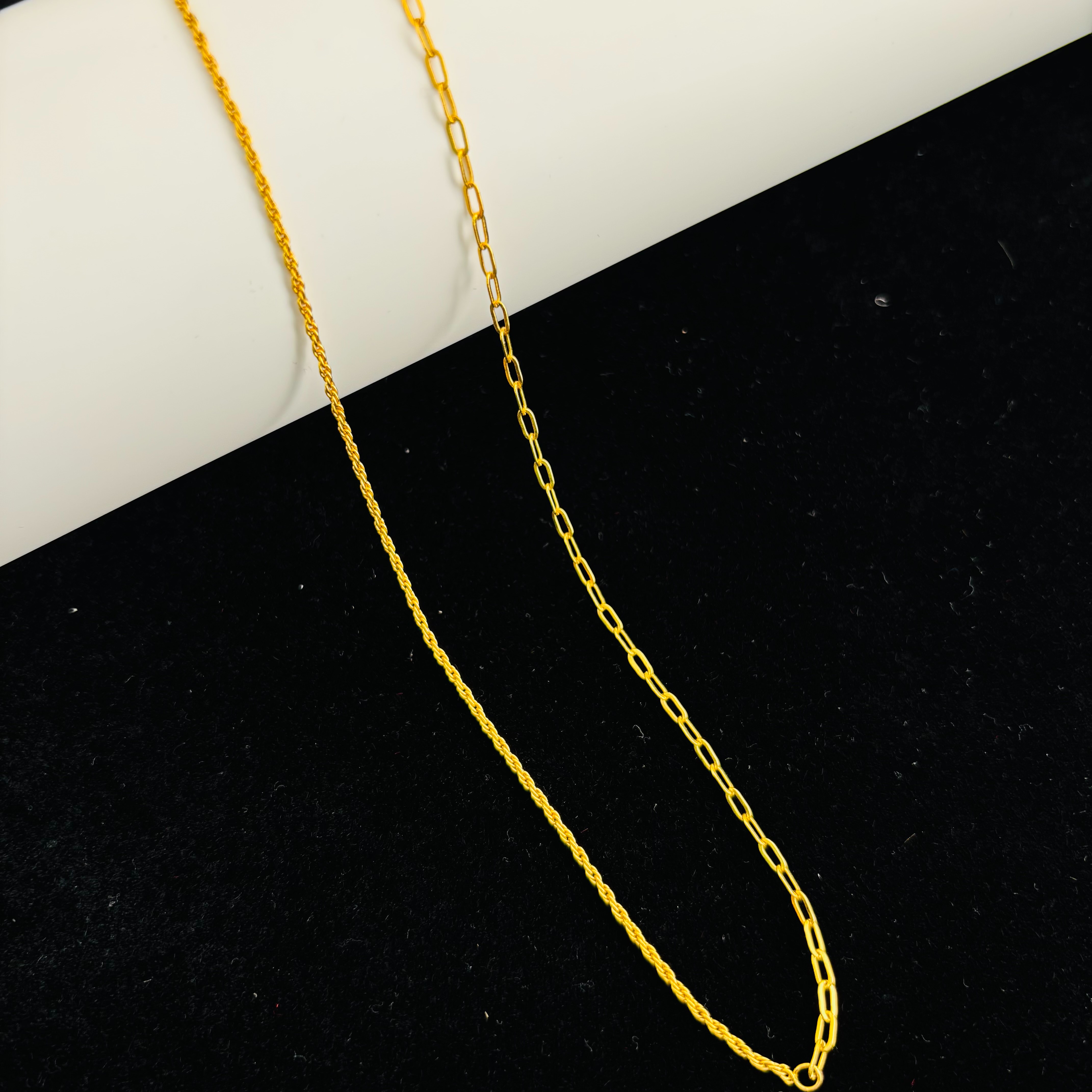 （AB弹簧扣链素链）经典时尚水贝柜台