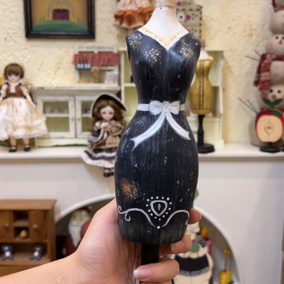 木材清！外贸出口样品挂件摆件（黑模特