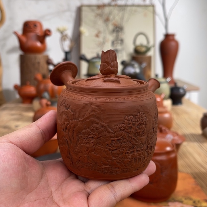 常滑二代滃轩手作茶壶