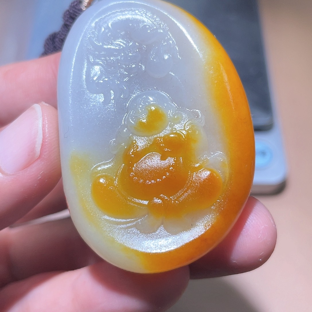 和田玉颈饰未镶嵌A7 