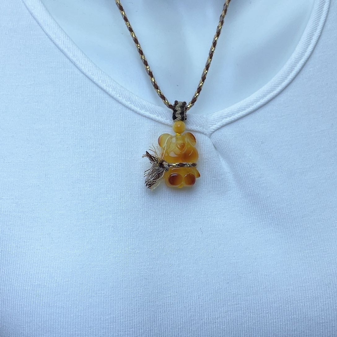 琥珀裸石未镶嵌蜜蜡