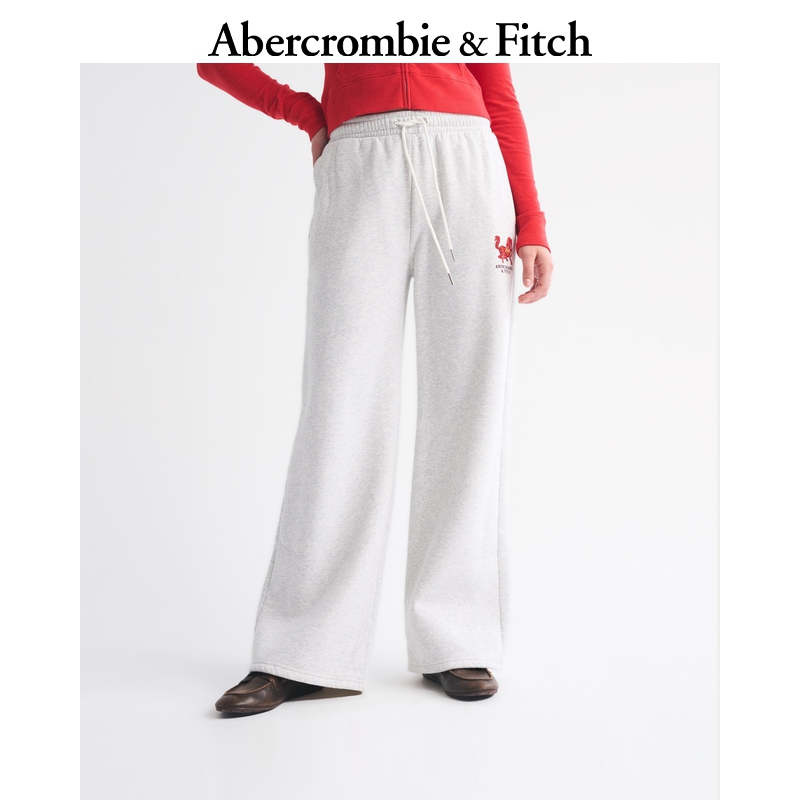 【马年新春】AF保暖抓绒阔腿运动卫裤26春新款女装147-5189