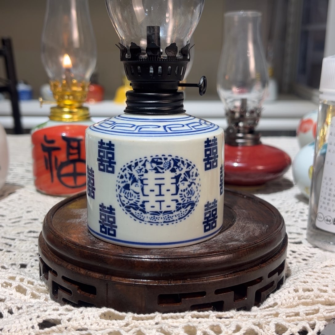 摆件景德镇陶瓷香薰灯