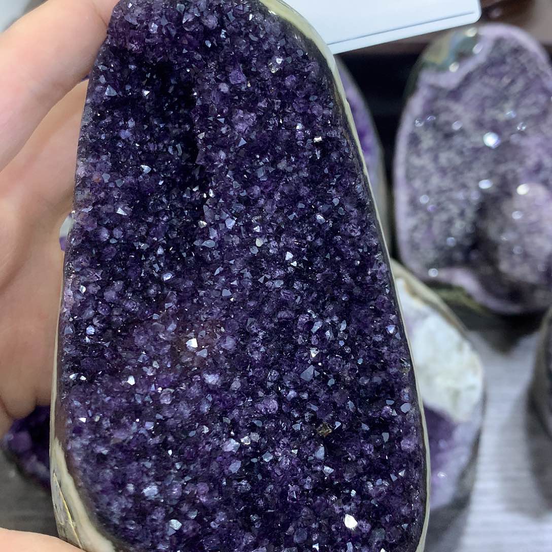 紫晶珠宝半成品未镶嵌804