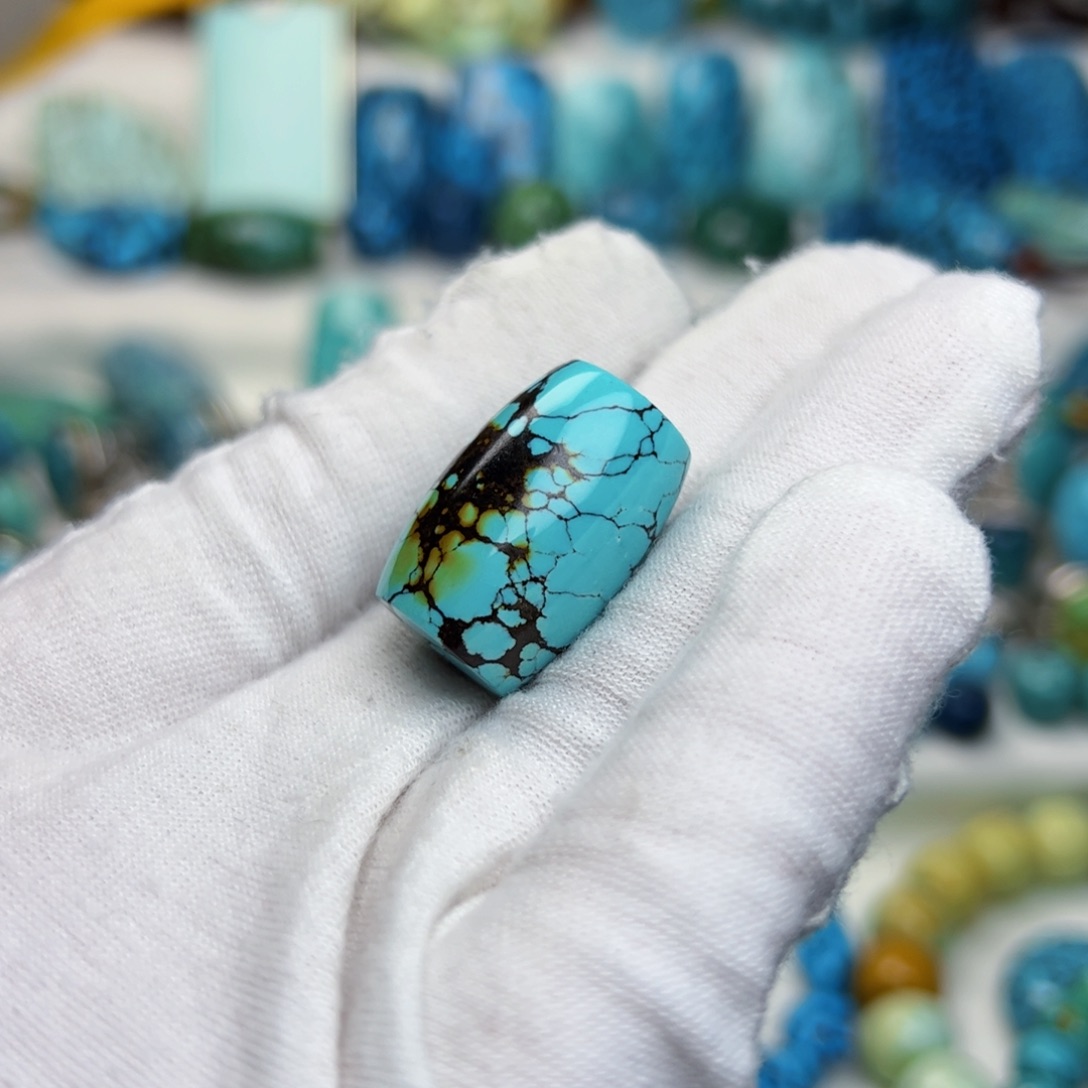 绿松石珠宝奇石未镶嵌竹*