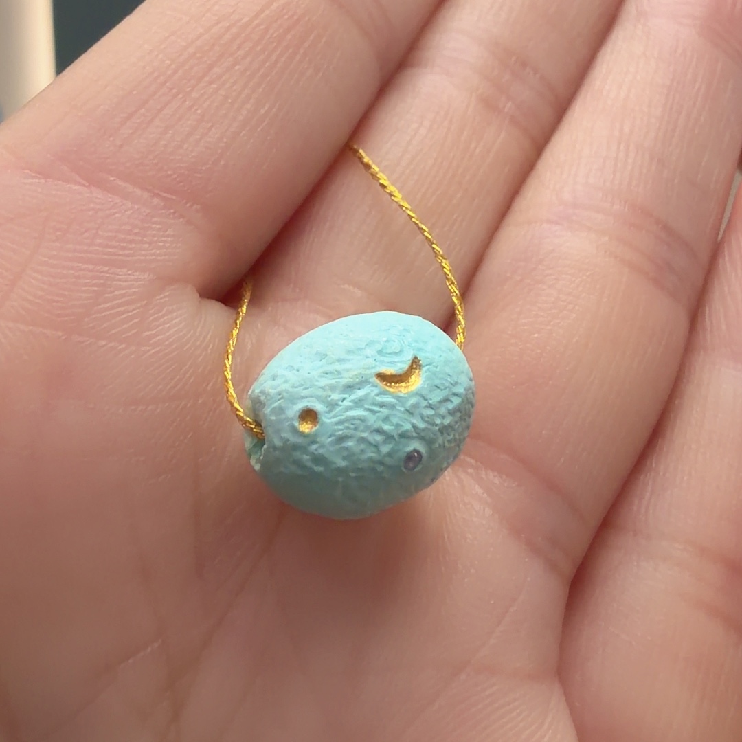 绿松石未镶嵌颈饰