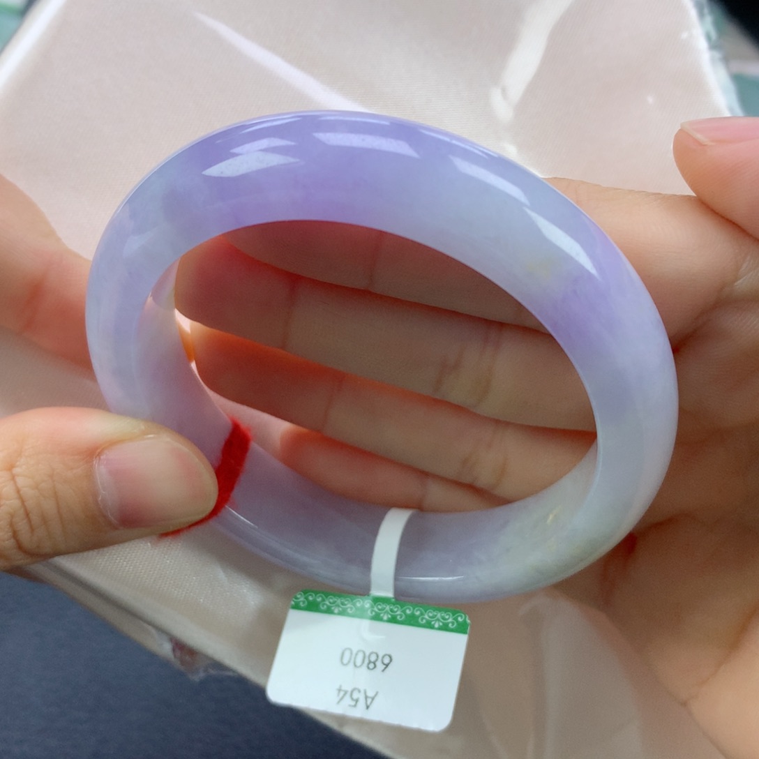 翡翠手镯未镶嵌54.4正