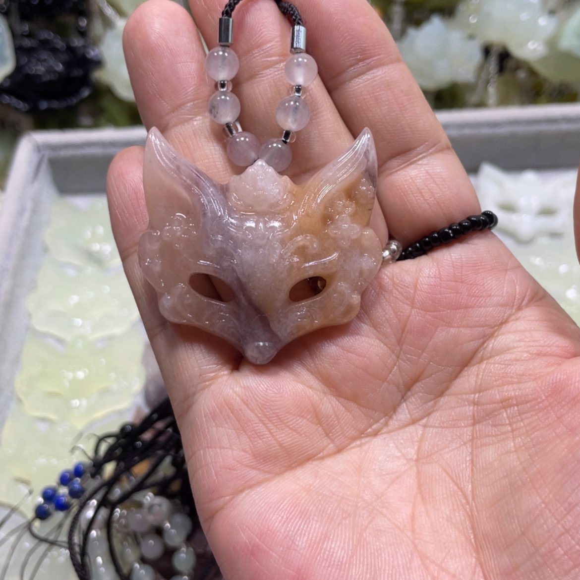 【闪购商品】岫玉颈饰未镶嵌仙*89吊坠