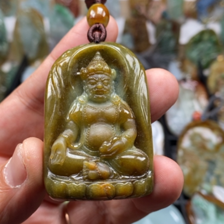 【闪购商品】翡翠颈饰未镶嵌缅甸翡翠A货吊坠