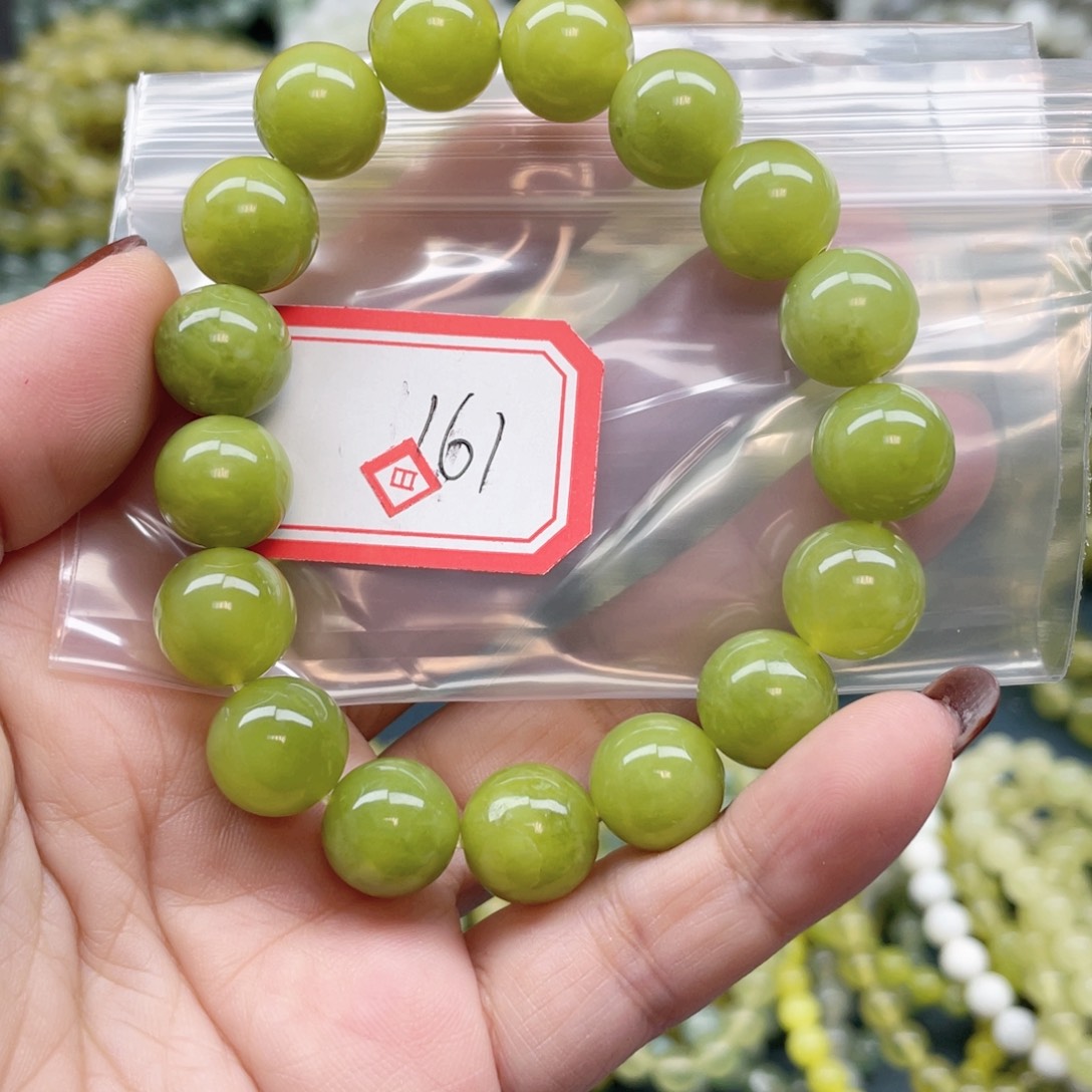 未镶嵌蛇纹石玉手串