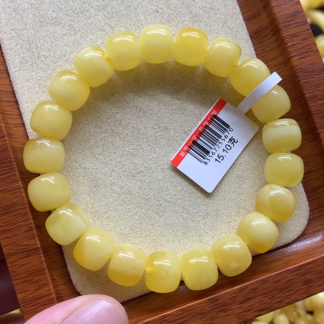 蜜蜡手链未镶嵌蜜蜡