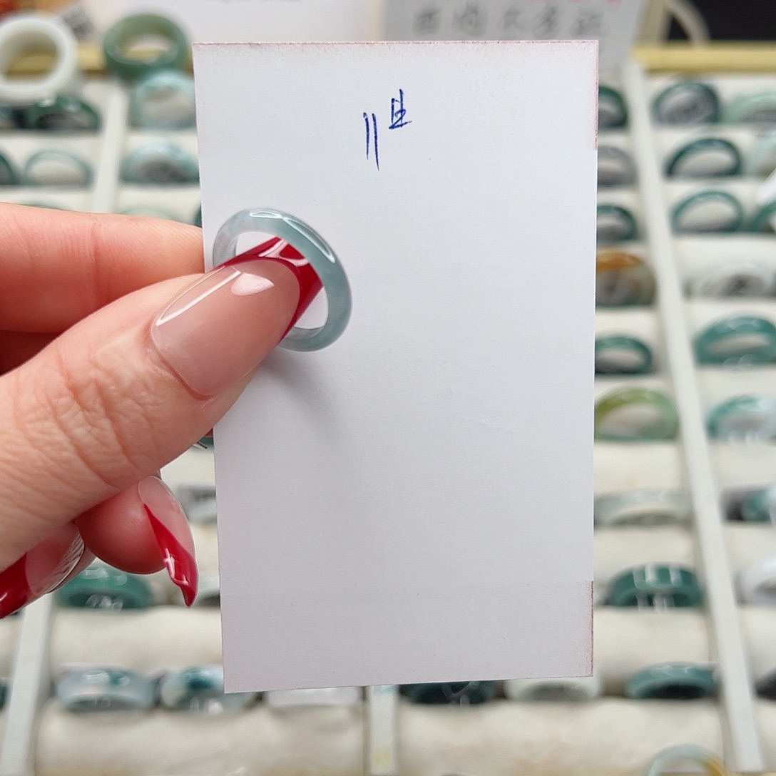 翡翠戒指未镶嵌戒指