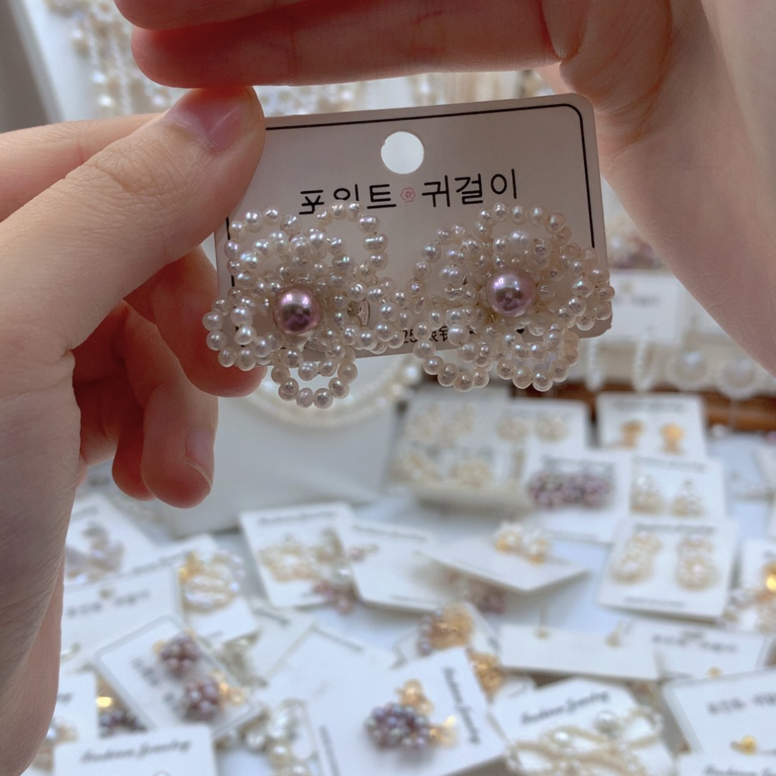 颈饰合金淡水珍珠