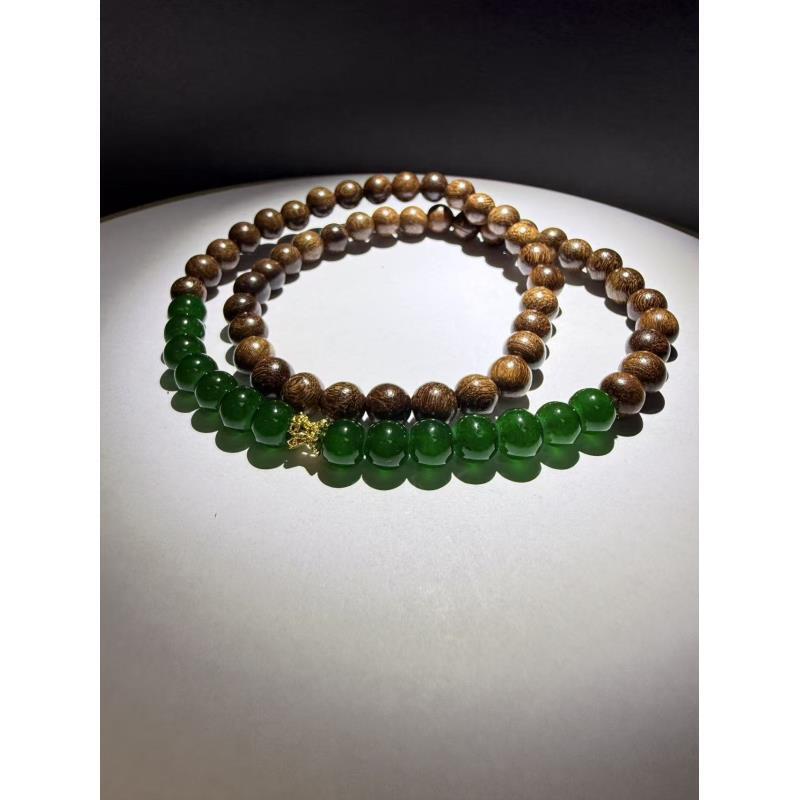 DA1156-金丝檀双圈手串