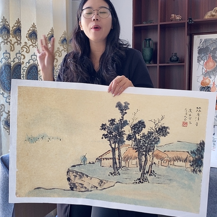 国画纯手绘国画写意作品45*68