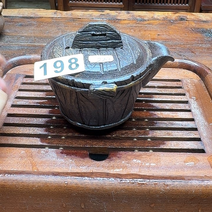 纯手工制作粗陶茶具