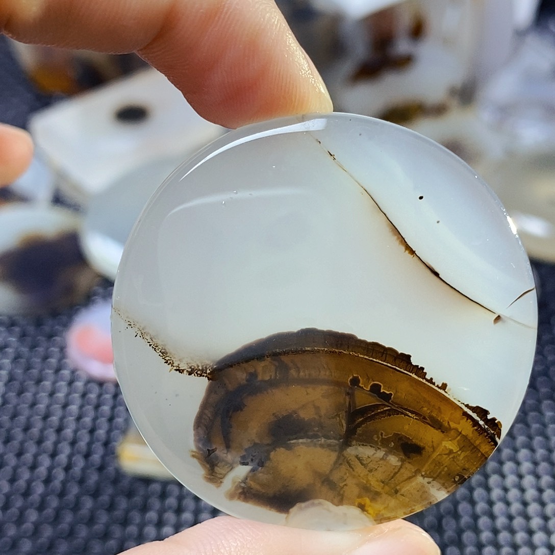 未镶嵌玛瑙/玉髓珠宝半成品