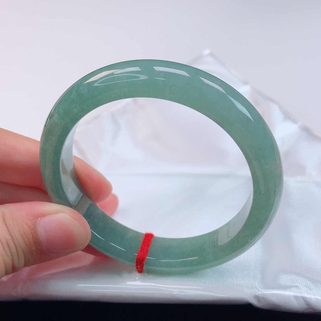 翡翠手镯未镶嵌53正圈