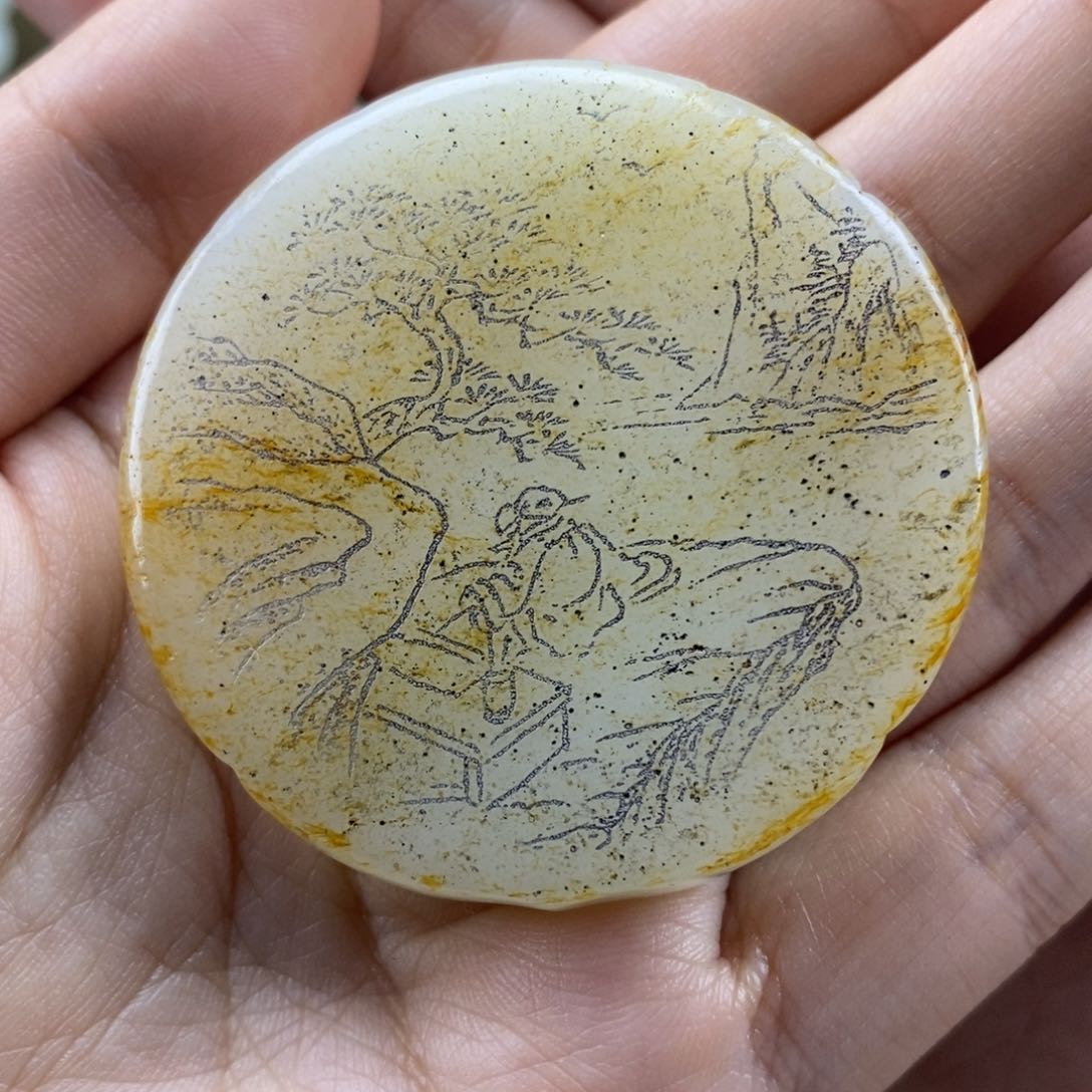 和田玉挂件未镶嵌