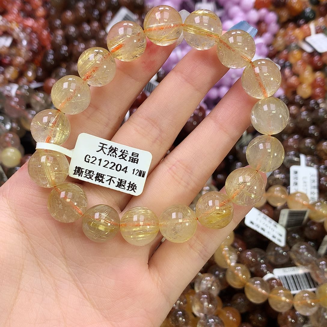 水晶手链未镶嵌，