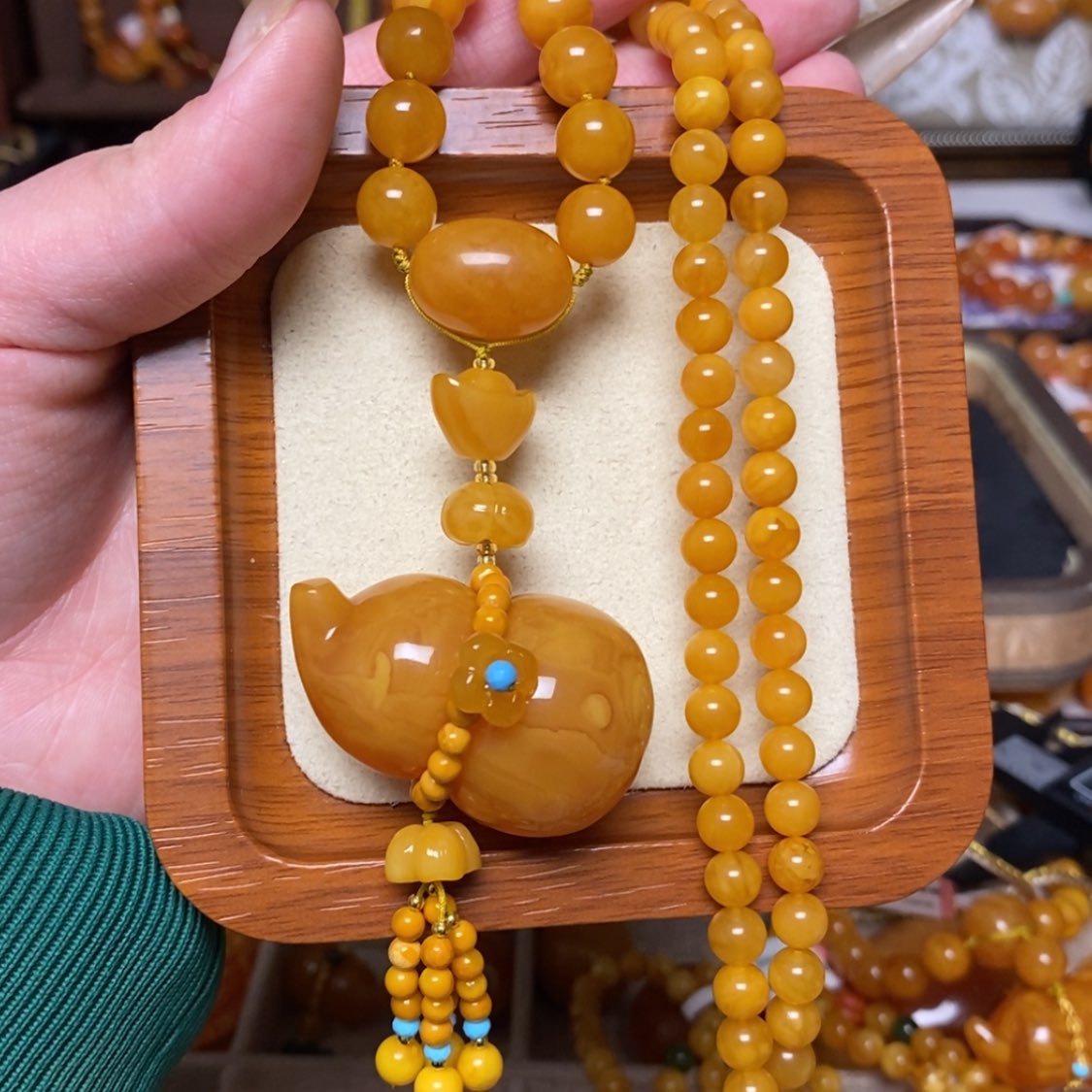 【闪购商品】蜜蜡颈饰未镶嵌项链