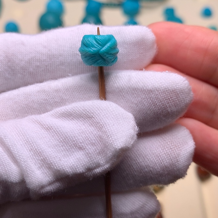 绿松石羽毛扣10.6未镶嵌