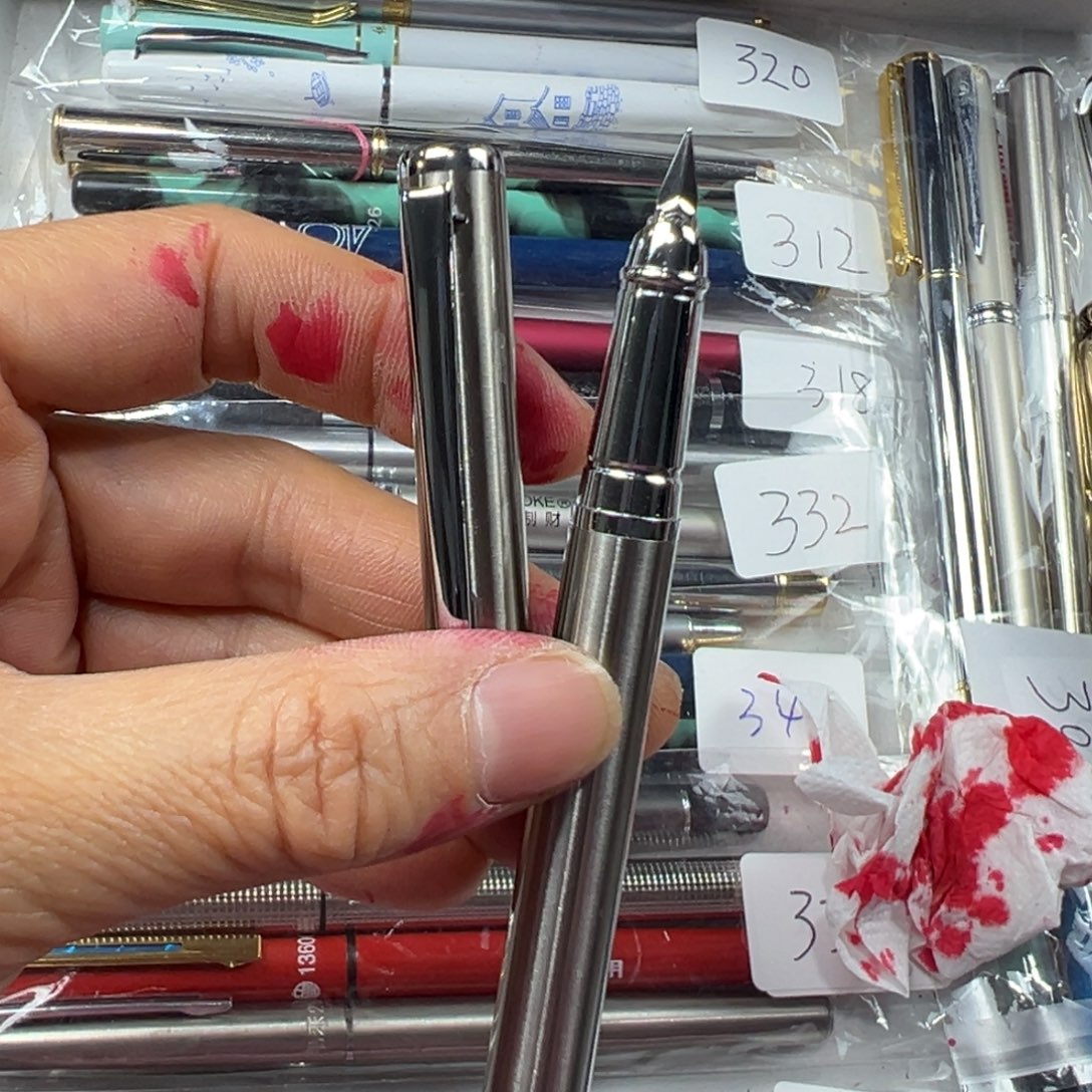 便携式630全钢三角形异形小明尖