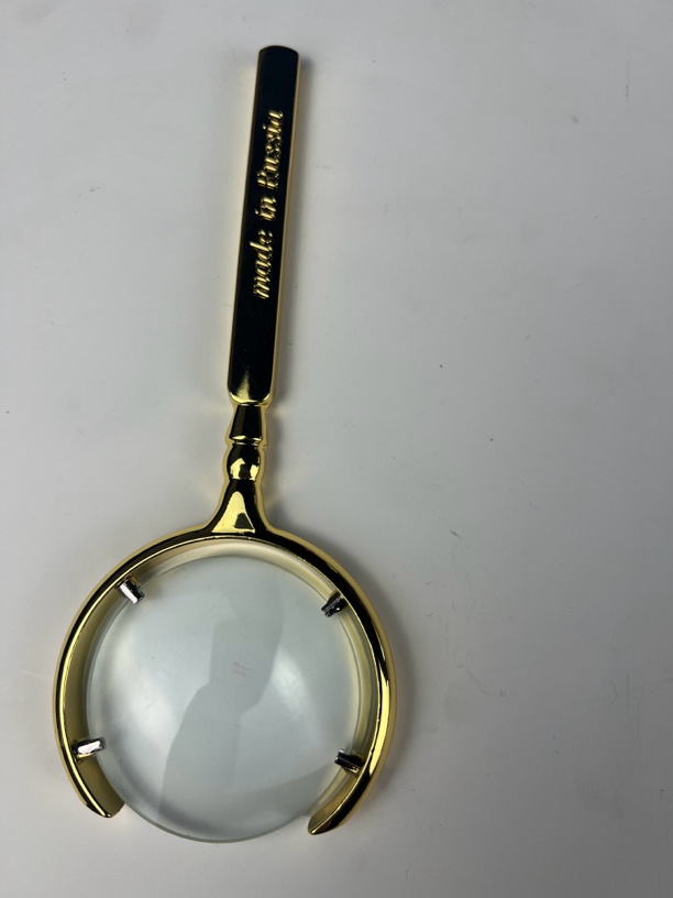 手持不锈钢高清阅读放大镜老人专用加大款放大镜