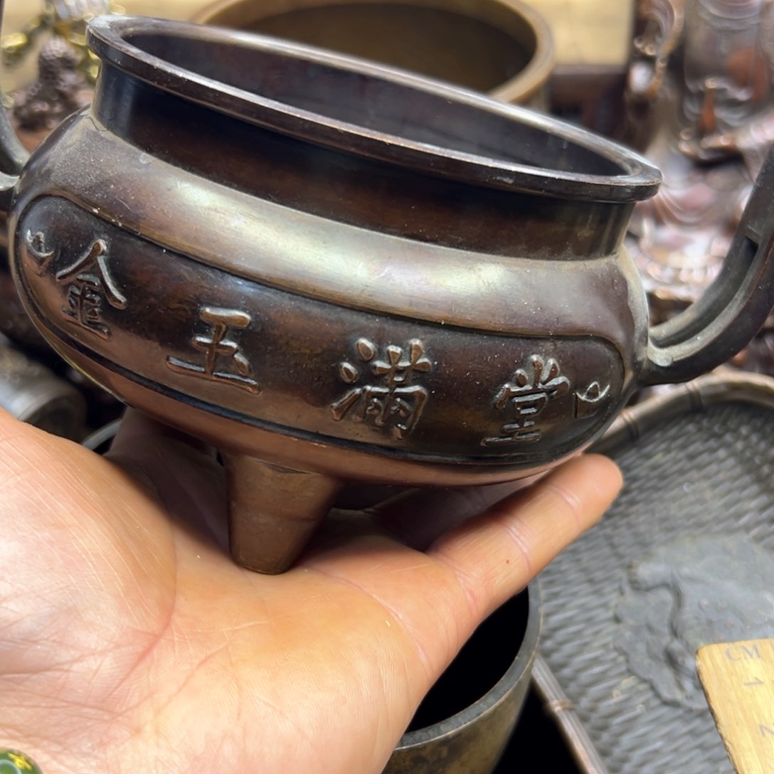 铜摆件欢迎欢迎你哦