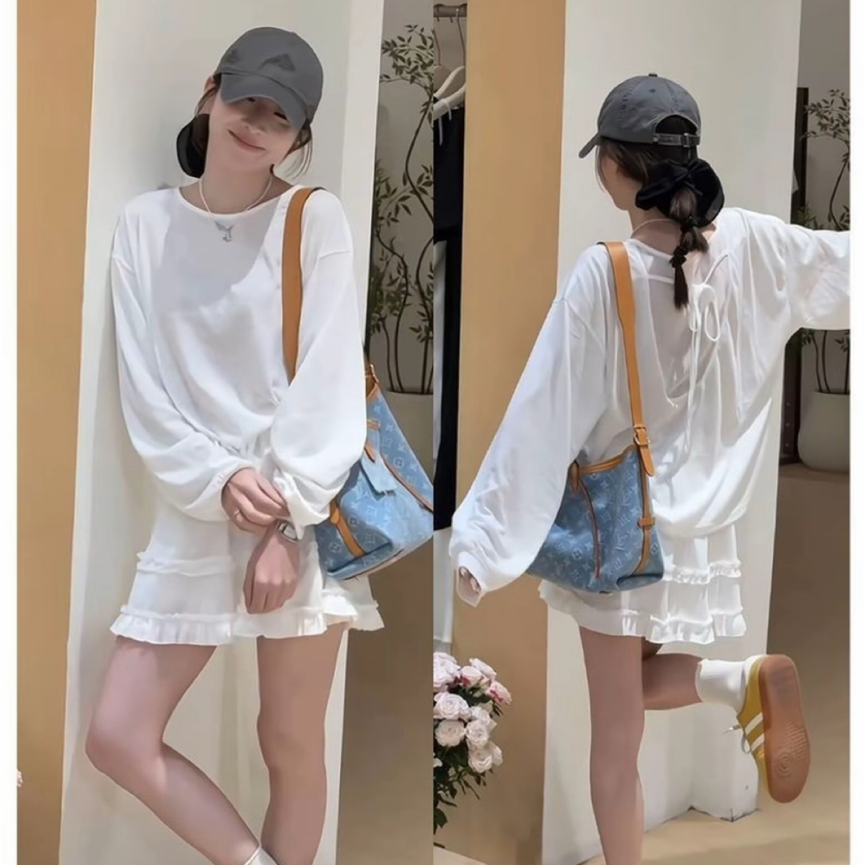 福利42）长袖木耳边套