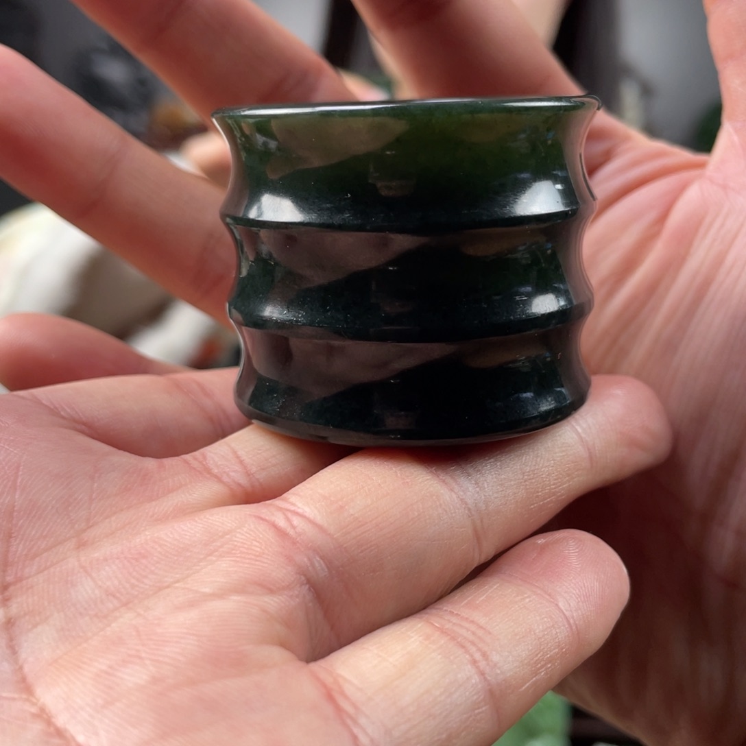 未镶嵌和田玉摆件和田玉茶杯未镶嵌