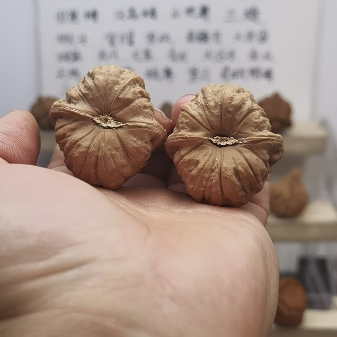 南瓜墩核桃  文玩核桃