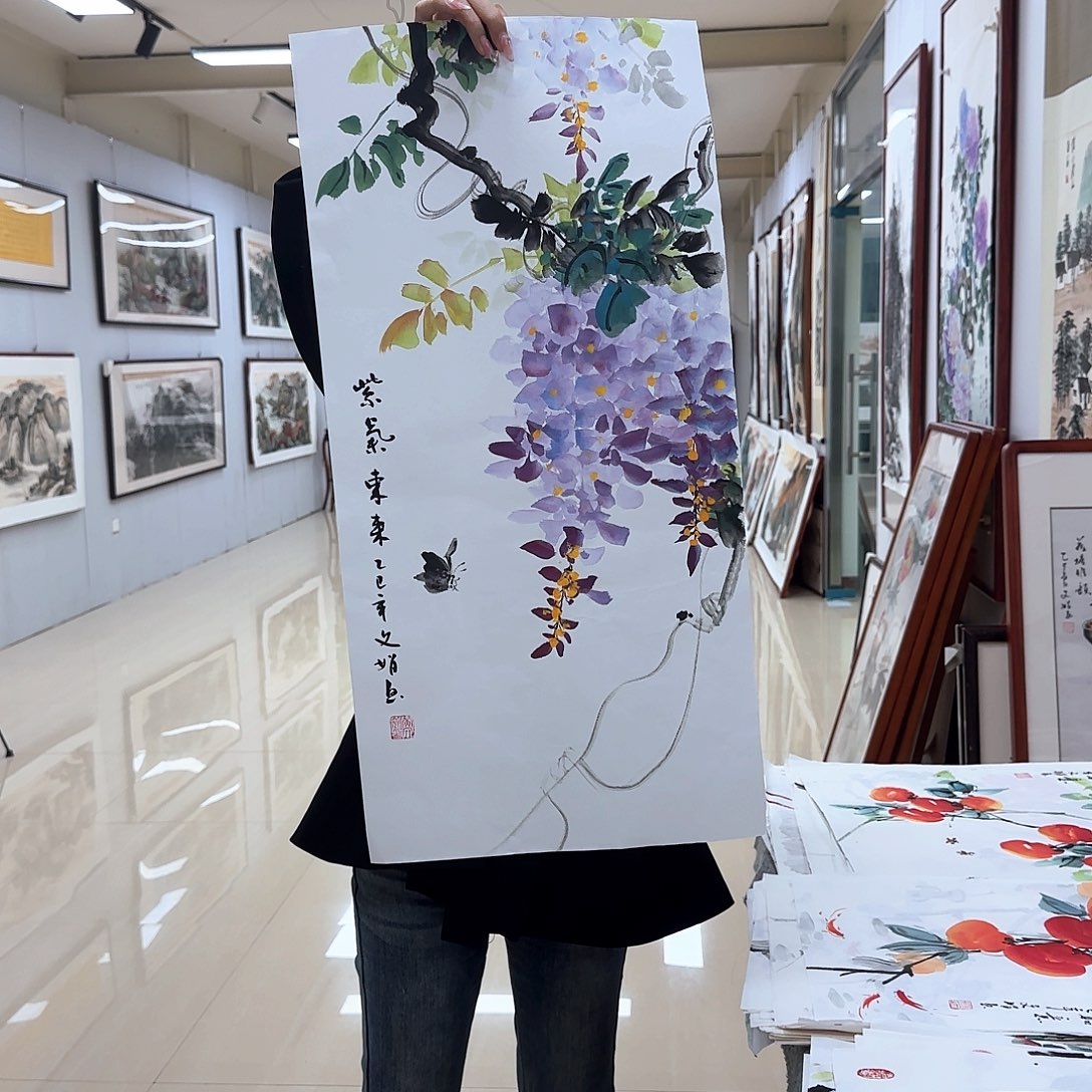 国画国画作品多次
