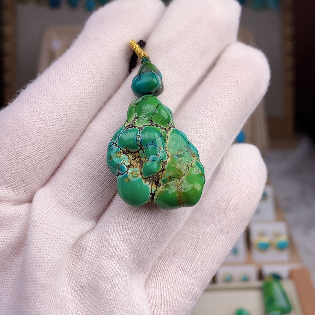 绿松石珠宝奇石未镶嵌