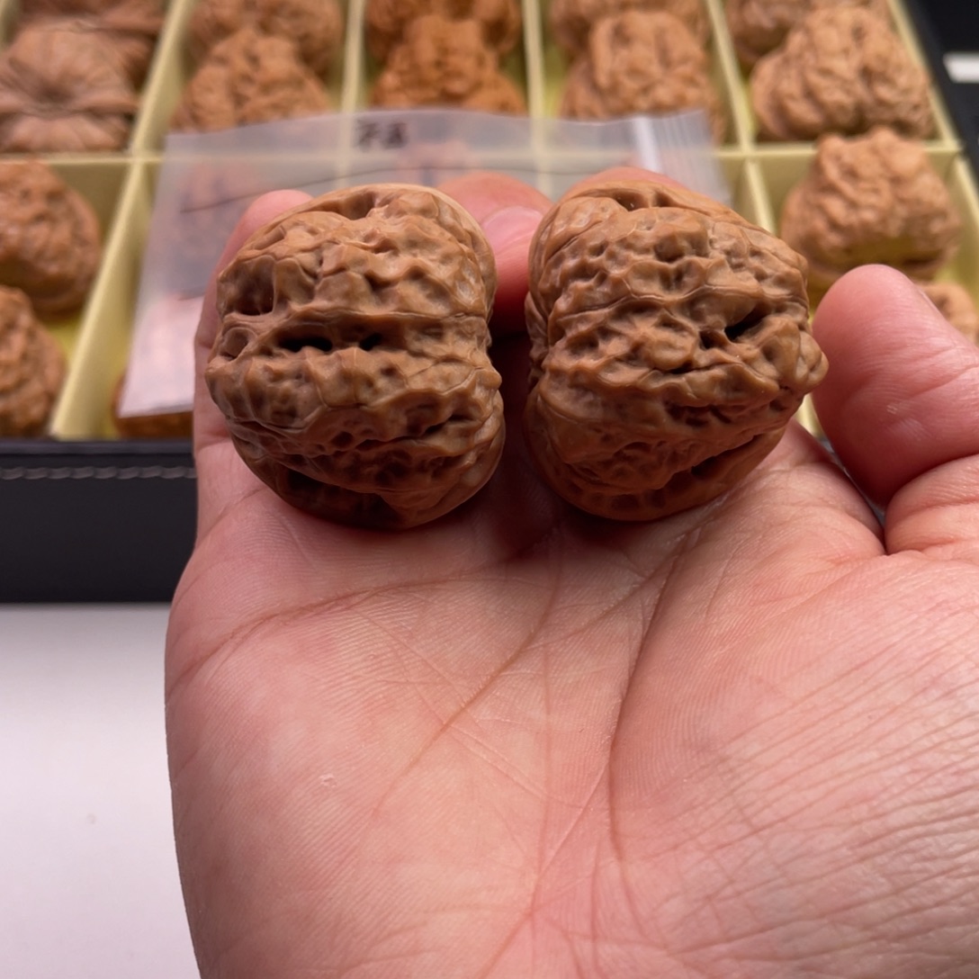 文玩核桃把件38蛤蟆0765