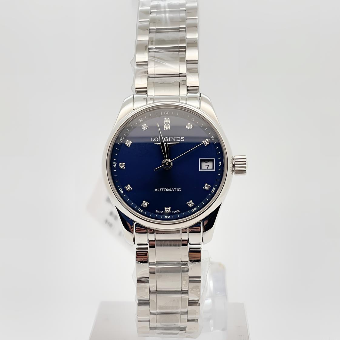 99新 Longines/浪琴 自动机械 原钻 25mm/公价38999/jm3521