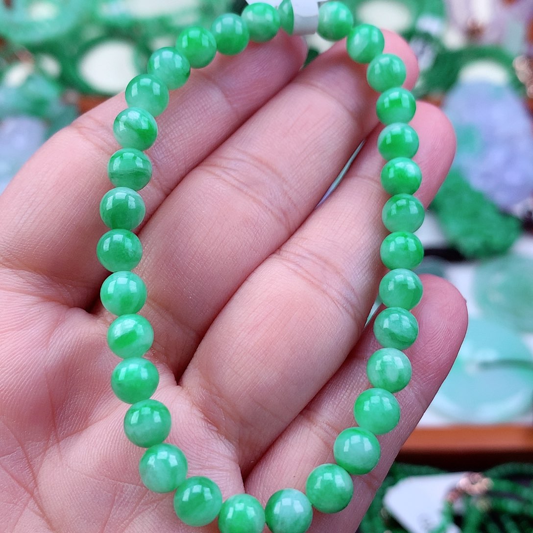 未镶嵌手链翡翠手串