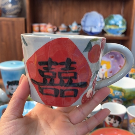 盒子景德镇釉下手绘陶瓷 