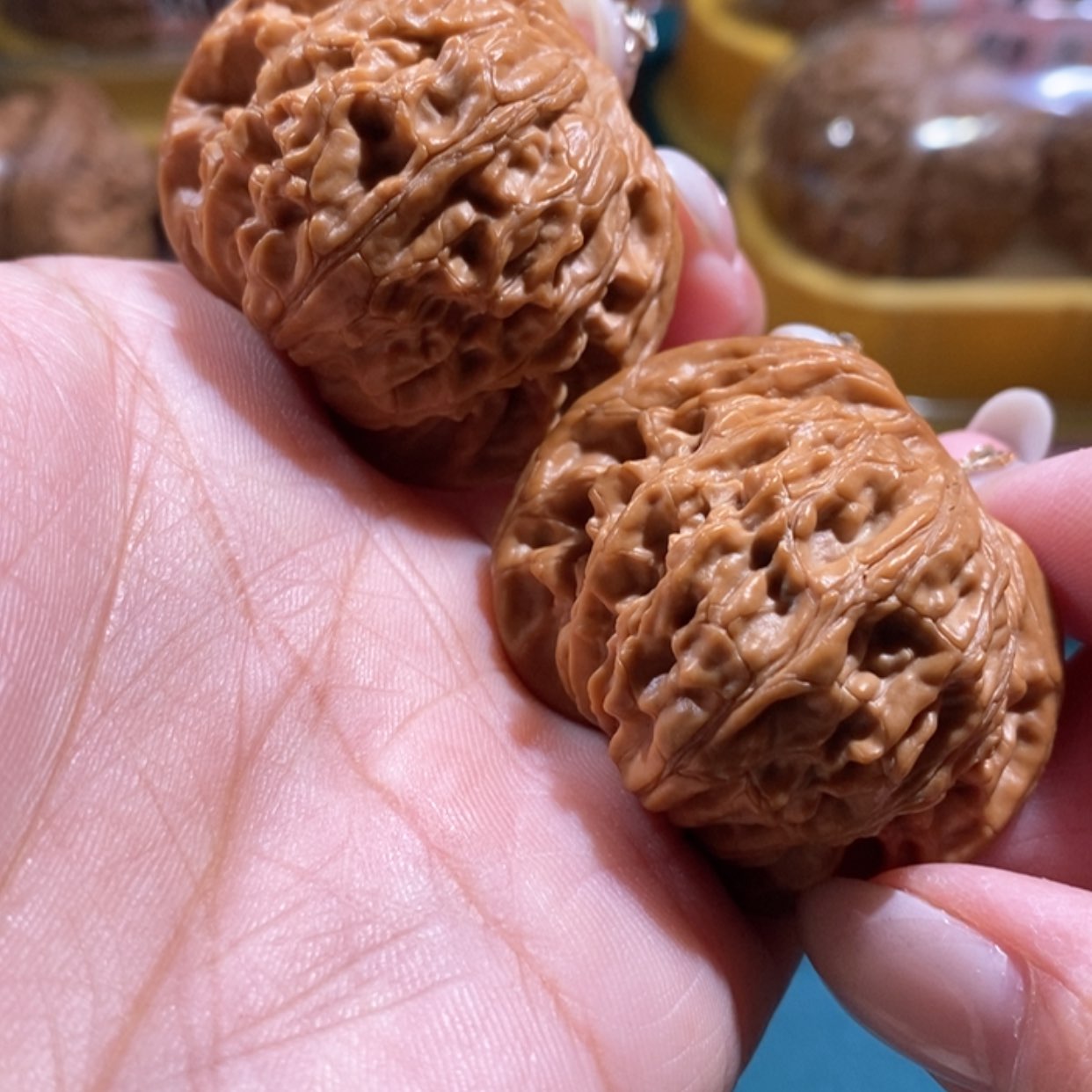 【闪购商品】文玩核桃吊坠磨盘