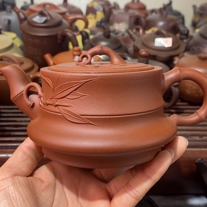 紫砂茶壶微瑕处理一把