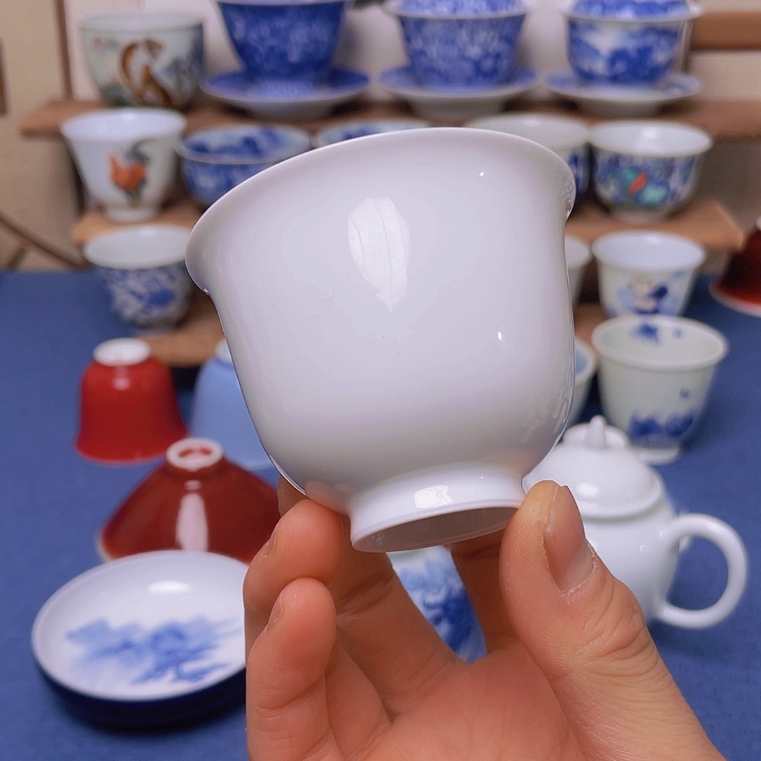 景德镇手工陶瓷茶杯