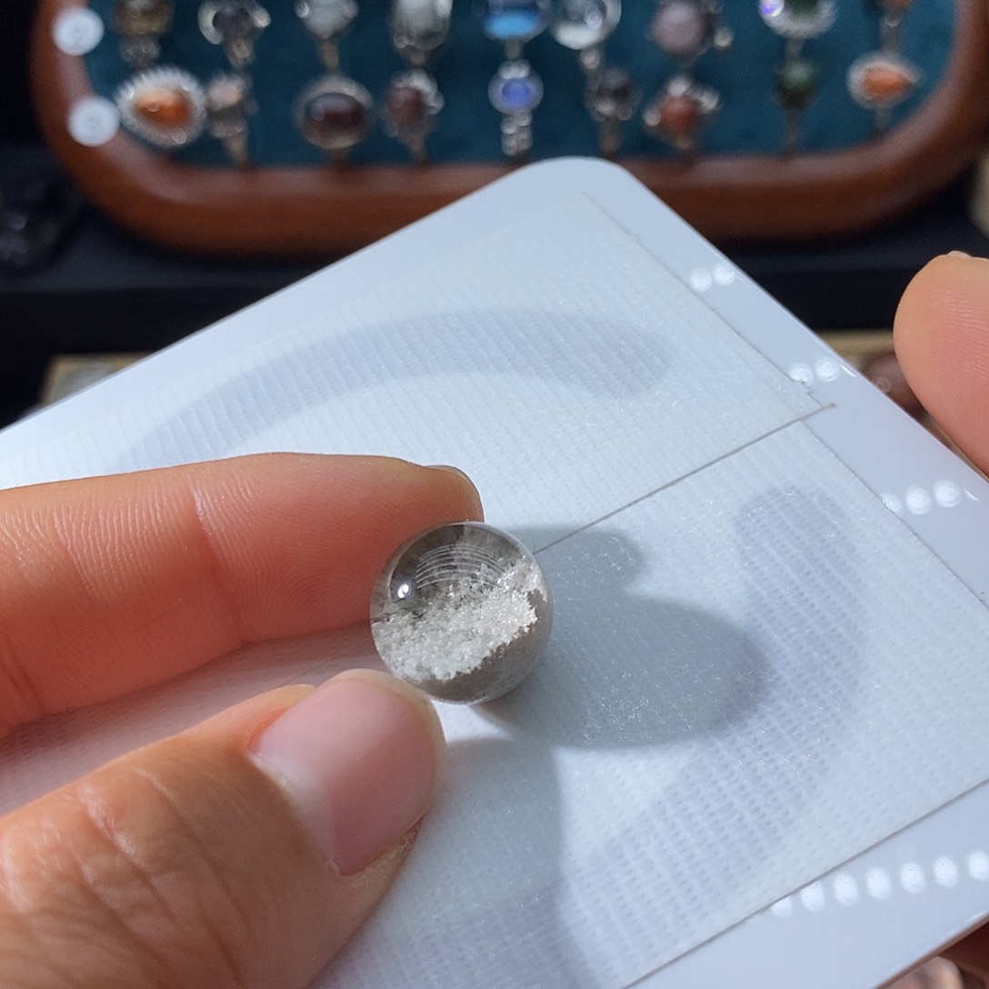 水晶珠宝半成品未镶嵌L***?定制不退不换