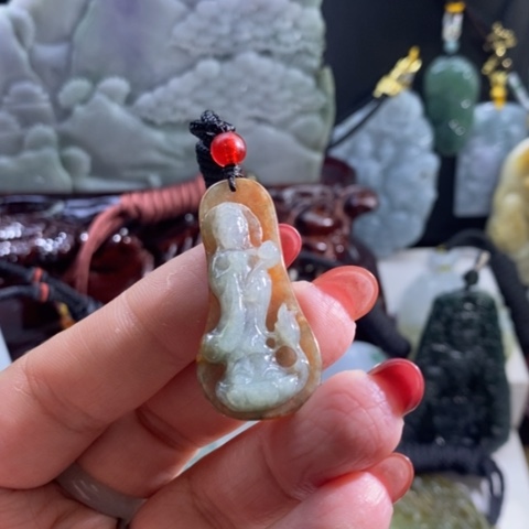 【闪购商品】颈饰未镶嵌翡翠观音