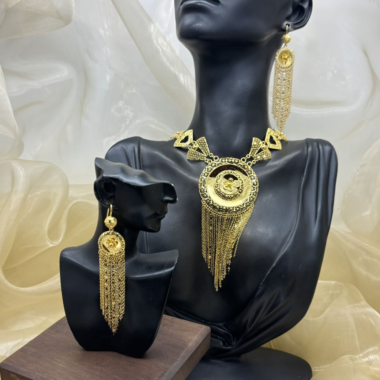 A播 42.38g 足金999 套链d